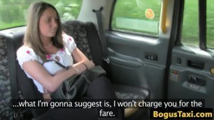 Brit taxi babe fucked through sluthatch