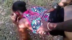 Haitian public  banging Anal while on The Phone