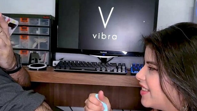 Porn actress Selena Vega shows you a male sex toy to masturbate