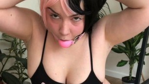 cosplay slut wants to be balgagged for daddy